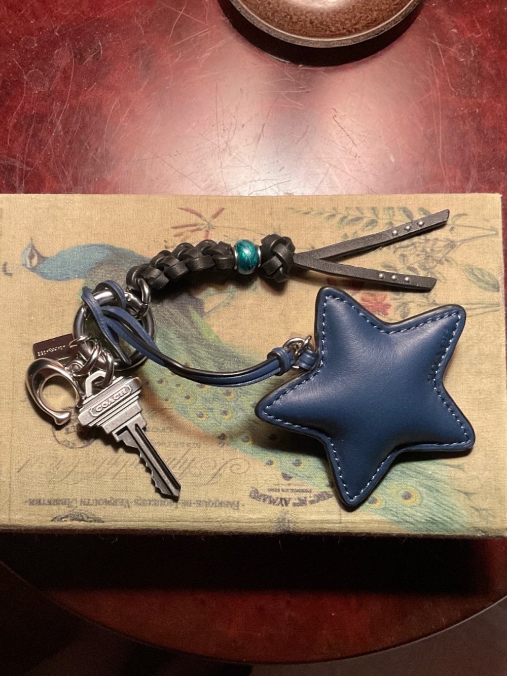 Coach Bag Charms Compass 35 loved leather - Picture 3 of 7